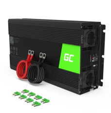 Green Cell INV22 power adapter/inverter Auto 1500 W Black