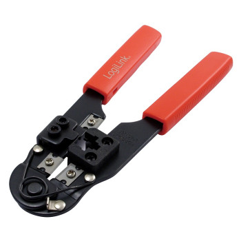 Crimping tool for RJ45 with cutter metal