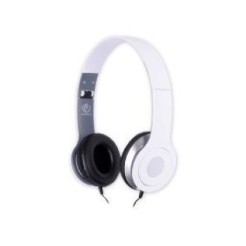 CITY white ster headphone with microph.
