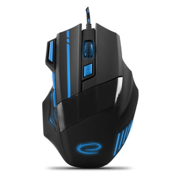 MOUSE WIRE FOR PLAYERS 7D MX201 OPTICAL USB WOLF BLUE
