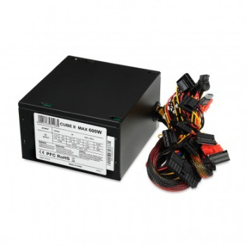 Power Supply 600 W CUBE II APFC 12 CM BLACK