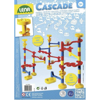 Cascade Marble track Kiga with 20 balls