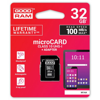 Memory card microSDHC 32GB CL10 + adapter