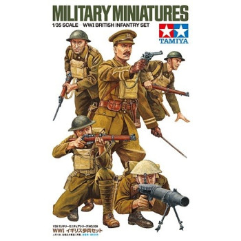 Plastic model WWI British Infantry Set