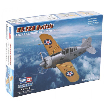 Plastic model US F2A Buffalo