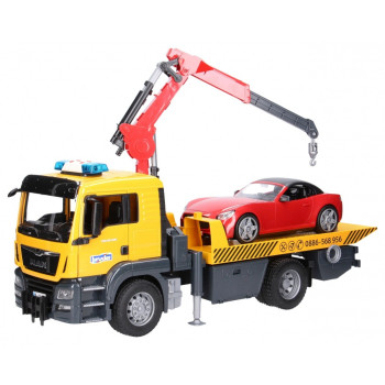 Tow truck with roadster MAN TGS 