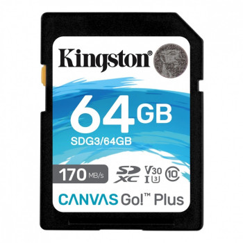 SD 64GB Canvas Go Plus 170 70MB s CL10 U3 V30