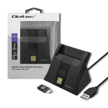 Smart chip card scanner USB2.0 Plug&play