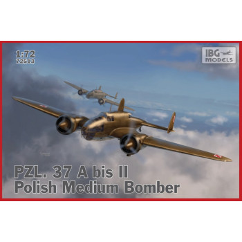 Plastic model PZL 37A bis II Los Polish Medium Bomber