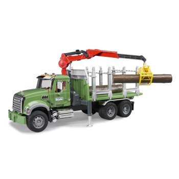 Bruder MACK Granite with crane and trailer