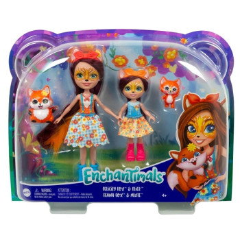 Dolls Enchantimals Felicity and Feana Fox dolls sisters