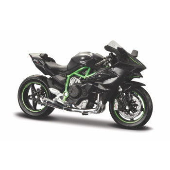 Model motorbike Kawasaki Ninja H2 R with stand 1 18