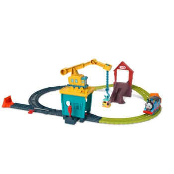 Tom & Friends Train set Crane Carole + Sandy