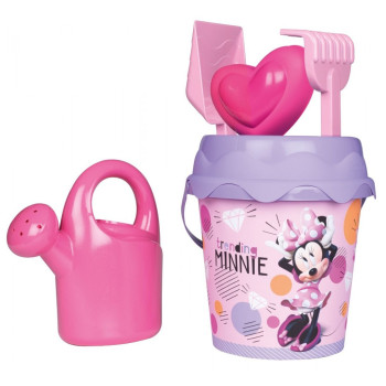 Bucket with accessories 17 cm Minnie