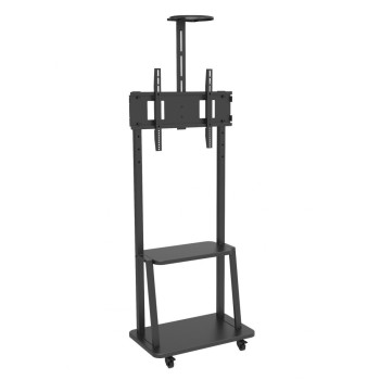 Mobile TV stand 32-70 inches 60kg with a shelf