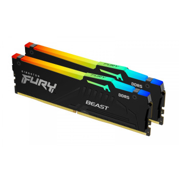 Memory DDR5 Fury Beast RGB 32GB(2*16GB) 5600 CL36 black EXPO