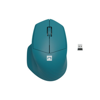 Wireless mouse Siskin 2 1600 DPI Bluetooth 5.0 + 2.4GHz Blue