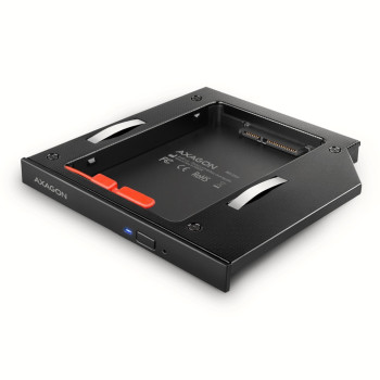 RSS-CD12 2.5" SSD HDD caddy into DVD slot, 12.7 mm, LED, ALU