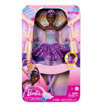 Doll Barbie Ballerina Magic Lights Brunette
