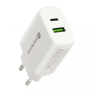 CHARGER USB USB-C QC3.0 25W WHITE