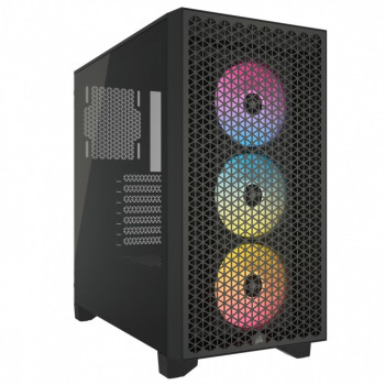 Case 3000D Airflow RGB TG Mid-Tower Black