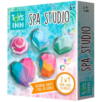 Creative set SPA Studio Diamond candles and bath bombs