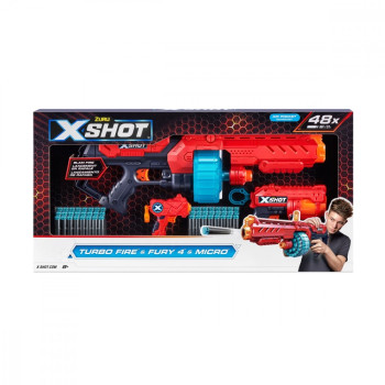 Blaster Excel Combo Pack Turbo Fire + Fury 4 + Micro