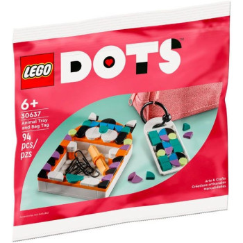 DOTS bricks 30637 Animal-shaped tray and bag tag