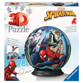 Puzzles 72 elements 3D Spiderman ball