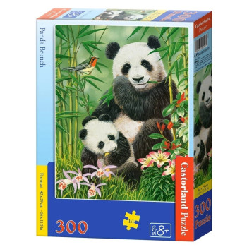 Puzzles 300 elements Panda Brunch