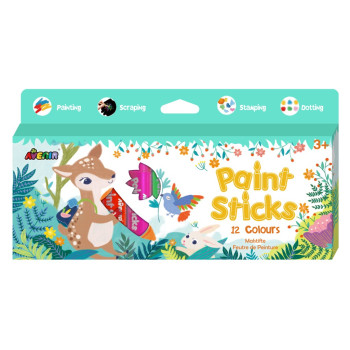 Paint sticks - 12 metallic colors