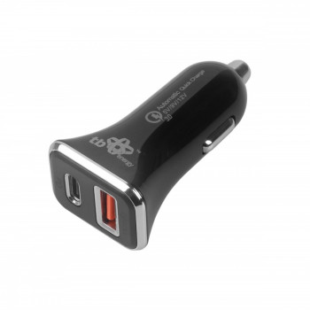 Car charger USB A+C Quick Charge