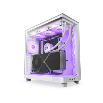 PC Case H6 Flow RGB with window white