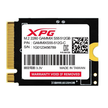 Dysk SSD XPG GAMMIX S55 512GB PCIe 4x4 5 3.8MB s M2230