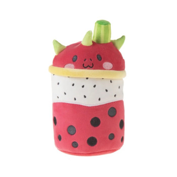 Bubble Tea Mascot Bubbles 21 cm Dragon Fruit