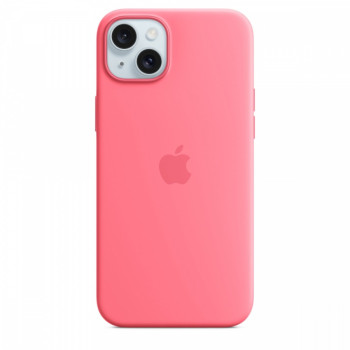 Silicone Case with MagSafe for iPhone 15 Plus - Pink