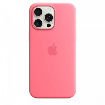 Silicone Case with MagSafe for iPhone 15 Pro Max - Pink