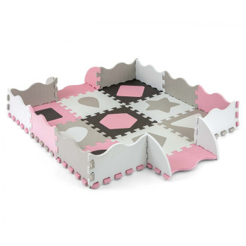 Foam playmat puzzle Jolly Pink Grey