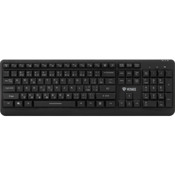 Wireless keyboard with LED backlight, rechargeable battery