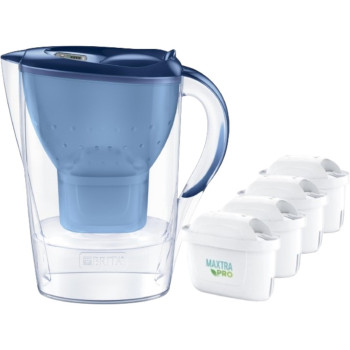 Marella 3.5l XL filter jug + 4 cartridges Maxtra Pro Pure Performance Blue