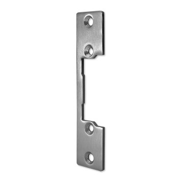Double-sidwd straight plate for electric door