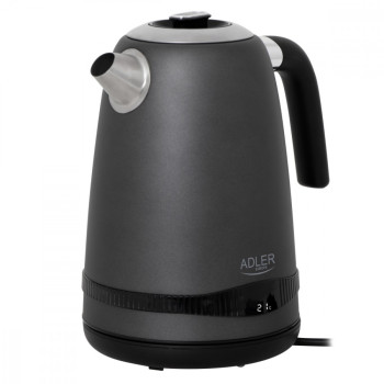Kettle LCD and temperature regular AD 1295g 1.7l grey