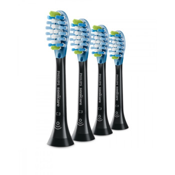 Toothbrush heads Plaque Defence HX9044 33 4 pieces black