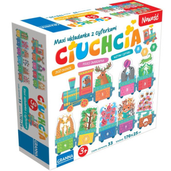 Puzzle Maxi układanka z dziurkami Ciuchcia