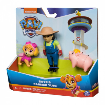 Figures Paw Patrol Skye and Farmer Yumi