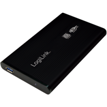 Logilink External hard drive enclosure, black 2.5", SATA, USB 3.0