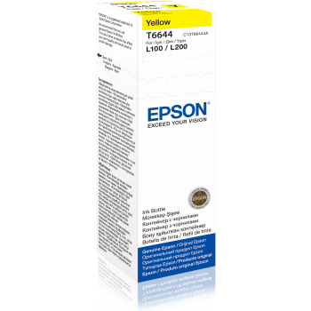 Epson T6644 Ink bottle 70ml Ink Cartridge, Yellow