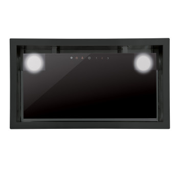 CATA Hood GC DUAL A 75 XGBK Canopy, Energy efficiency class A, Width 79.2 cm, 820 m³/h, Touch control, LED, Black glass