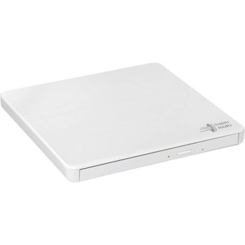 H.L Data Storage Ultra Slim Portable DVD-Writer GP60NW60 Interface USB 2.0 DVD±R/RW CD read speed 24 x CD write speed 24 x White Desktop/Notebook