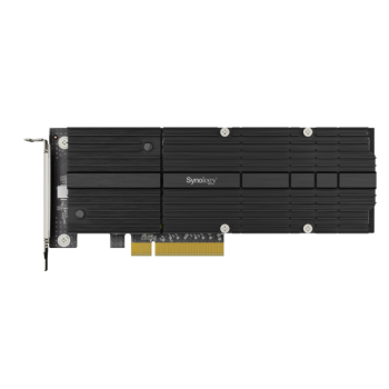 Synology M2D20 Dual-slot M.2 NCMe PCIe SSD adapter card for cashe acceleration GT/s, PCIe 3.0 x8